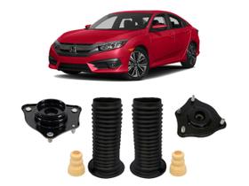 2 Kit Coxim Batente Dianteiro Civic G10 2017 2018 2019 2021