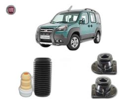 2 Kit Coxim Batente Dianteiro Doblo Adventure 2002 2003 2004