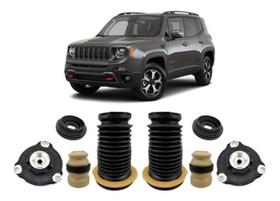 2 Kit Coxim Batente Dianteiro Jeep Renegade 2015 2016 2017