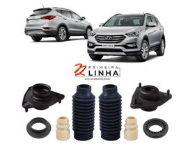 2 Kit Coxim Batente Dianteiro Santa Fé 3.3 2013 2014 2015 16