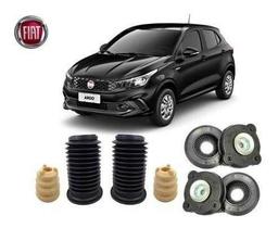 2 Kit Coxim Batente Rolamento Dianteiro Fiat Argo 2018 2019 2020