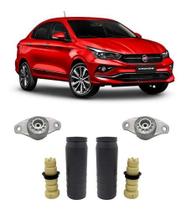 2 Kit Coxim Batente Traseiro Fiat Cronos 2018 2019 2020 2021