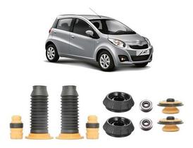 2 Kit Coxim Dianteiro Batente Traseiro Jac J2 2012 2013 2014