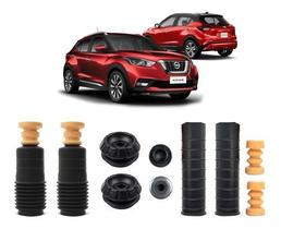2 Kit Coxim Dianteiro Batente Traseiro Kicks 2018 2019 2020