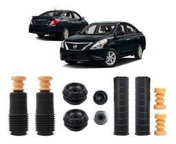 2 Kit Coxim Dianteiro Batente Traseiro Versa 2011 2012 2013