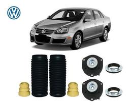 2 Kit Coxim Rolamento Batente 55mm Coifa Dianteiro Jetta 2009 2010 2011 2012