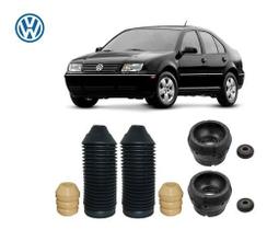 2 Kit Coxim Rolamento Batente Amortecedor Dianteiro Vw Bora 2006 2007 2008