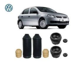 2 Kit Coxim Rolamento Batente Coifa Dianteiro Volks Gol G5 2010 2011 2012