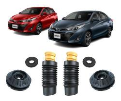 2 Kit Coxim Rolamento Batente Dianteiro Yaris 2018 2019 2020 2 Kit Coxim Rolamento Batente Dianteiro Yaris 2018 2019 2020