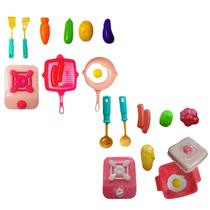2 kit cozinha comidinha brinquedo infantil fogão legumes tabua colorido presente para menina criança 2 kit cozinha comidinha brinquedo infantil fogão legumes tabua colorido presente para menina criança