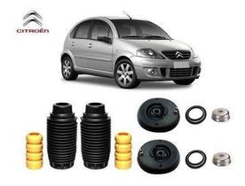 2 Kit Da Suspensão Dianteira + Cubo De Apoio C3 2008 2009 2010 2011