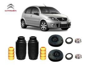 2 Kit Da Suspensão Dianteira + Cubo De Apoio C3 2008 2009 2010