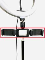 2 Kit De Suporte Clip Holder Para 2 Celular Rosca No Tripé