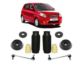2 Kit Do Amortecedor + Bieleta Tirante Picanto 2006 2007 08
