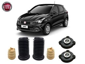 2 Kit Do Amortecedor Suspensão Dianteira Coxim Batente Coifa Fiat Argo 2017 2018 2019/... Em Estoque