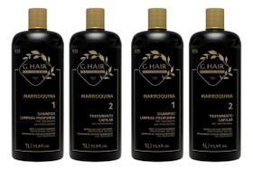 2 Kit Escova Progressiva Profissional Marroquina Litro 2 Kit Escova Progressiva Profissional Marroquina Litro