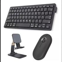 2 Kit Home Office Com Teclado + Mouse E Suporte