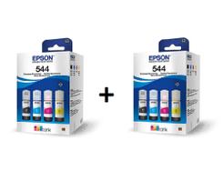 2 kit originais epson 544 - 544520 ( 2 refil de cada cor + 2 refil preto ) 2 kit originais epson 544 - 544520 ( 2 refil de cada cor + 2 refil preto )
