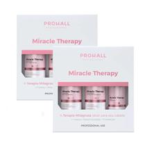 2 Kit Reestruturação Capilar Miracle Therapy Liss Prohall