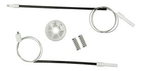 2 kit reparo máquina de vidro elétrico Palio 4P roldana branca cód.092