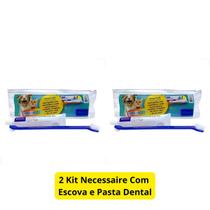 2 Kit Saude Oral C.E.T. Pasta 70g + Escova Dente - Virbac 2 Kit Saude Oral C.E.T. Pasta 70g + Escova Dente - Virbac