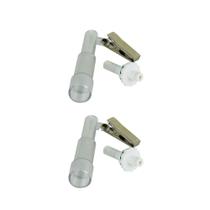 2 Kit Suporte Tubos Amostragem Agentes Químicos Poeira Gases Vapores Carvão Sílica Gel Mangueira Tygon Tampa Proteção