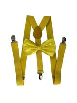 2 Kit Suspensório + Gravata Borboleta Adulto E Infantil Ref: 247/244