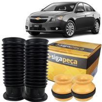 2 Kits Batente Coifa Dianteira Cruze Hatch Sedan 2011 a 2016