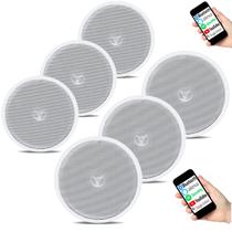 2 Kits Caixa De Som Ambiente Embutir 1 Bluetooth 2 Passivas 2 Kits Caixa De Som Ambiente Embutir 1 Bluetooth 2 Passivas