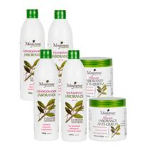 2 Kits Jaborandi Anticaspa e Antiqueda 6x500ml Maycrene