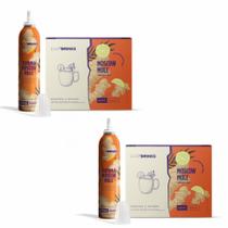 2 Kits Moscow Mule Espuma De Gengibre + Sachês Pre Mix Líquido