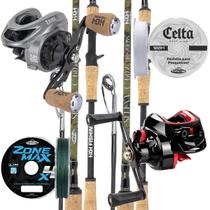 2 Kits Pesca Carretilha Zaire Carretilha 19 Rol Varas Selena Lado:EsquerdoCor:Vara 1,80 2 Kits Pesca Carretilha Zaire Carretilha 19 Rol Varas Selena Lado:EsquerdoCor:Vara 1,80