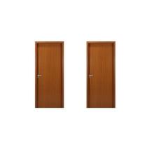 2 Kits Porta de Madeira Lisa 215x74cm com Batente de MDF Ultra 10cm Melamínica Marrom/Mogno MGM 2 Kits Porta de Madeira Lisa 215x74cm com Batente de MDF Ultra 10cm Melamínica Marrom/Mogno MGM