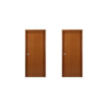 2 Kits Porta de Madeira Lisa 215x84cm com Batente de MDF Ultra 10cm Melamínica Marrom/Mogno MGM 2 Kits Porta de Madeira Lisa 215x84cm com Batente de MDF Ultra 10cm Melamínica Marrom/Mogno MGM