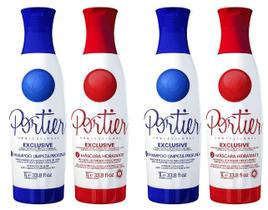 2 Kits Portier Escova Exclusive Progressiva (4x1L)