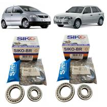 2 Kits Rolamento Roda Tras Lado Dir/esq Gol Saveiro Fox Siko