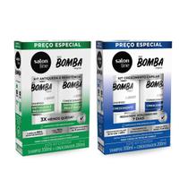 2 Kits Salon Line Bomba Salon Line Antiqueda + Crescimento 2 Kits Salon Line Bomba Salon Line Antiqueda + Crescimento