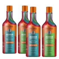 2 Kits Shampoo E Condicionador bombar 1l - Inoar 2 Kits Shampoo E Condicionador bombar 1l - Inoar