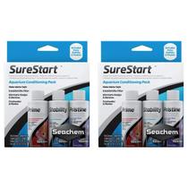 2 Kits Sure Start Pack 3-100ml - Seachem 2 Kits Sure Start Pack 3-100ml - Seachem