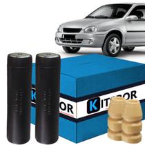 2 Kits Traseiro Batentes + Coifas Corsa Celta Prisma Classic