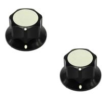 2 Knob VIntage guitarra BC KMK vintage guitarra preto ABS