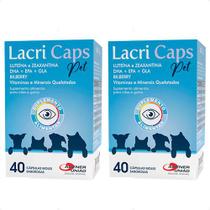 2 Lacri Caps Pet Agener União Suplemento Alimentar 40 Cáp