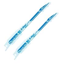 2 Laminas Para Serra Sabre Bi-Metal 152mm Com 6-11 Dentes Makita B-05044-2 2 Laminas Para Serra Sabre Bi-Metal 152mm Com 6-11 Dentes Makita B-05044-2