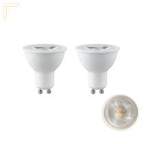 2 Lampada Dicroica Led Neutro Mr16 GU10 6W 4000k Lup10