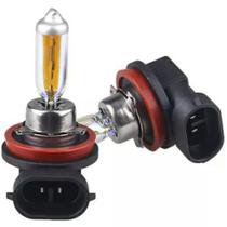 2 Lâmpada H11 Iluminação Amarela Gold Vision 2300k Carro 12v