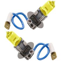 2 Lâmpada H3 55 Watts Amarela Gold Vision 12V 3000K