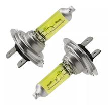 2 Lâmpada H7 100 Watts Amarela Gold Vision 12V 3000K