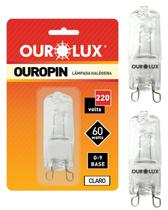 2 Lâmpada Halógena Ouropin 2800K 60w 220v Ourolux