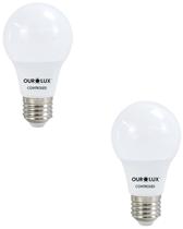 2 Lâmpada Inteligente CONTROLED Sensor de Presença 9W Bivolt 2700K OUROLUX 2 Lâmpada Inteligente CONTROLED Sensor de Presença 9W Bivolt 2700K OUROLUX