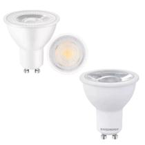 2 Lâmpada Led Dicroica Bivolt Gu10 7w Mr16 Branco Quente 24